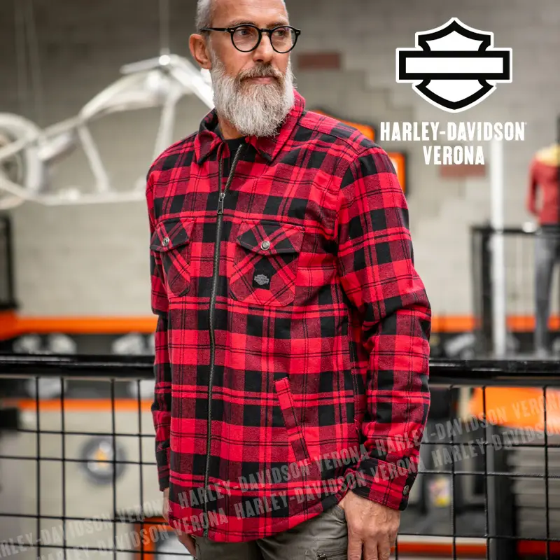 Camicia Harley-Davidson Flying Eagle Red