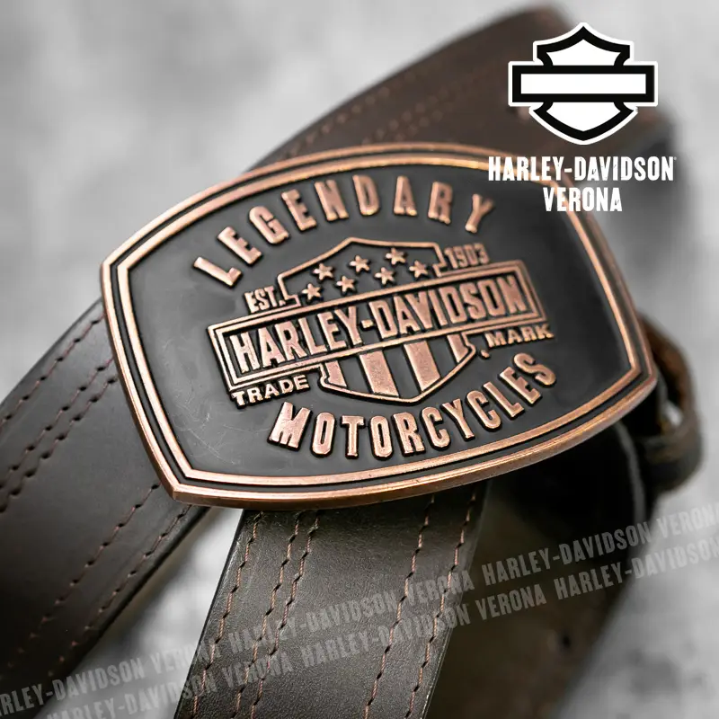 Cintura Harley-Davidson®BELT-LEGENDARY con fibbia rimovibile