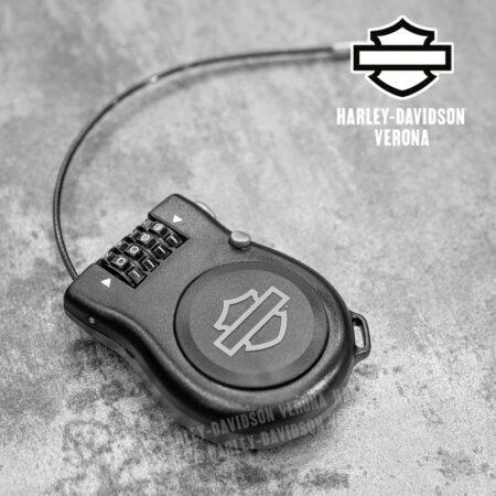 Lucchetto Harley-Davidson® con cavo retraibile