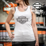 Canotta Harley-Davidson® Bar & Shield bianca