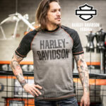 T-Shirt Harley-Davidson® Raglan Iron Bar