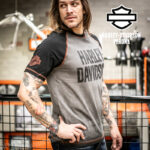 T-Shirt Harley-Davidson® Raglan Iron Bar - immagine 3