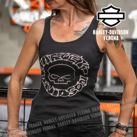 Canotta Harley-Davidson® Willie G. Sketchy Skull Black