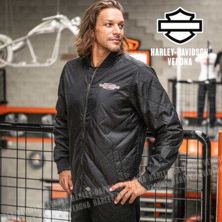 Giacca Harley-Davidson® Old English Stacked Bar & Shield