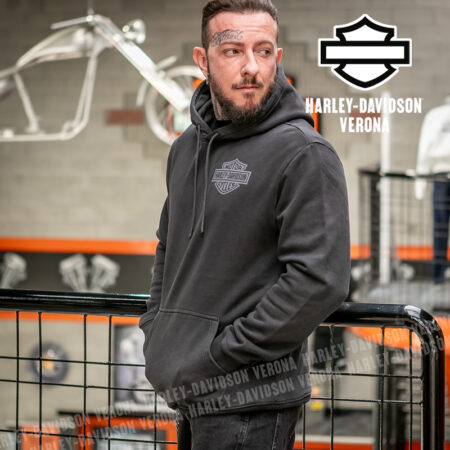 Felpa con cappuccio Harley-Davidson Eagle Soars Alone Black