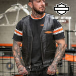 Gilet in pelle Harley-Davidson® City Limits Black