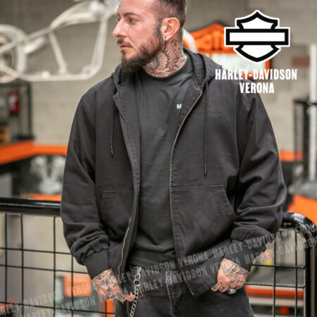 Harley-Davidson® Bar & Shield Workwear Black Vintage Jacket