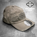 Cappellino elasticizzato Harley-Davidson® Flying Lap Distressed Green - immagine 2