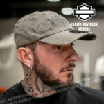 Cappellino elasticizzato Harley-Davidson® Flying Lap Distressed Green
