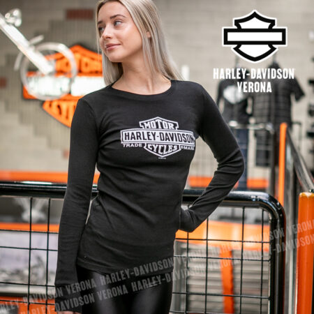 Maglia a manica lunga H-D® Verona Elongated Crew