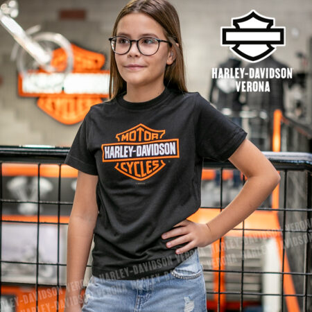 T-Shirt H-D® Verona B&S Black Kids