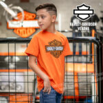 T-Shirt H-D® Verona  B&S Orange Kids - immagine 5
