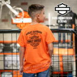 T-Shirt H-D® Verona  B&S Orange Kids - immagine 2