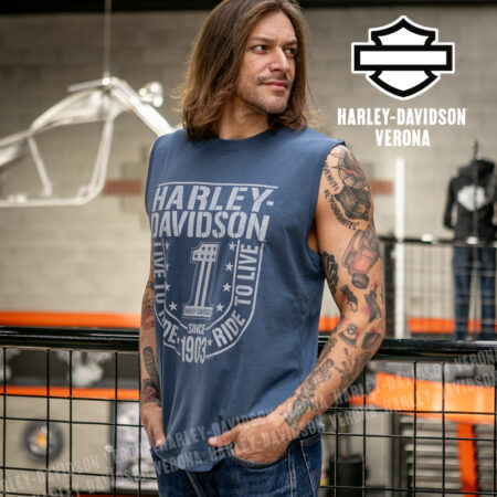 T-shirt senza maniche H-D® Verona Star Proud