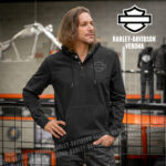 Maglia serafino con cappuccio Harley-Davidson® Cowboy Rider