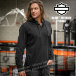 Maglia serafino con cappuccio Harley-Davidson® Cowboy Rider - immagine 2