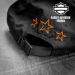 Cappellino regolabile Harley-Davidson® Three Stars Bar & Shield Harley Black. - immagine 5