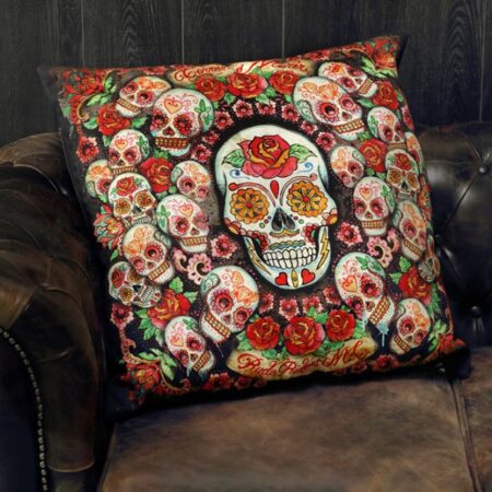 Cuscino Rude Riders Calavera