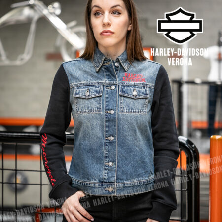 Giubbino Jeans Harley-Davidson®Crimson Bird