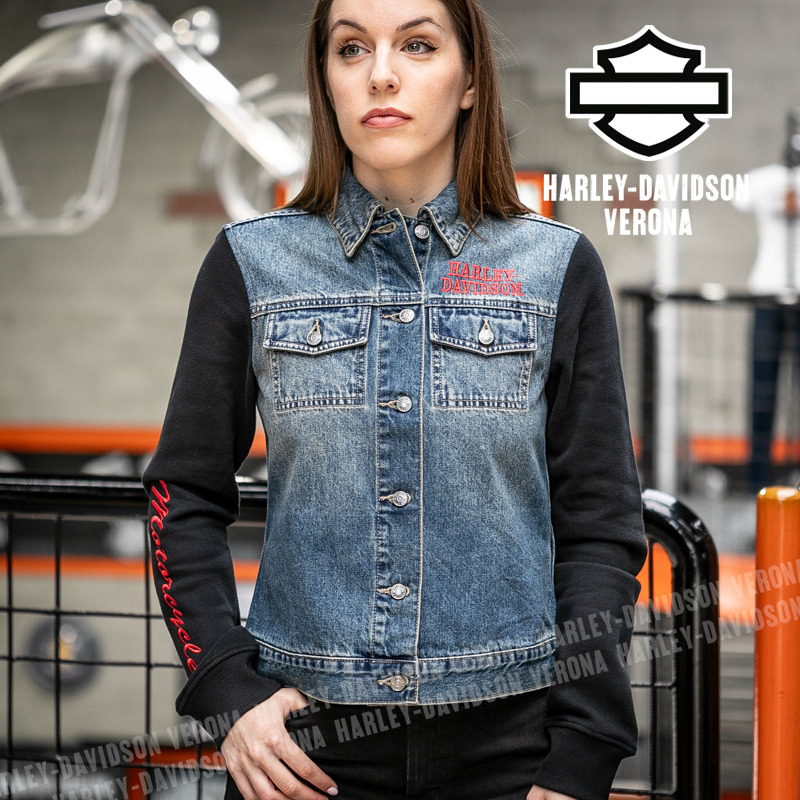 Giubbino Jeans Harley-Davidson®Crimson Bird