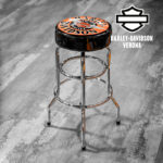 Sgabello Harley-Davidson® H-D Winged B&S