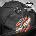 HARLEY-DAVIDSON バックパック 黒/オレンジ HARLEY-DAVIDSON 純正（ハーレーダビッドソン）ハーレーダビッドソン