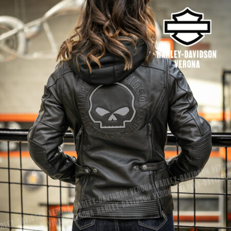 Giacca Harley Davidson®  in pelle 3 in 1 Auroral II