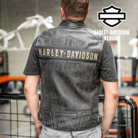 Gilet Harley-Davidson® Men's Passing Link Leather Vest