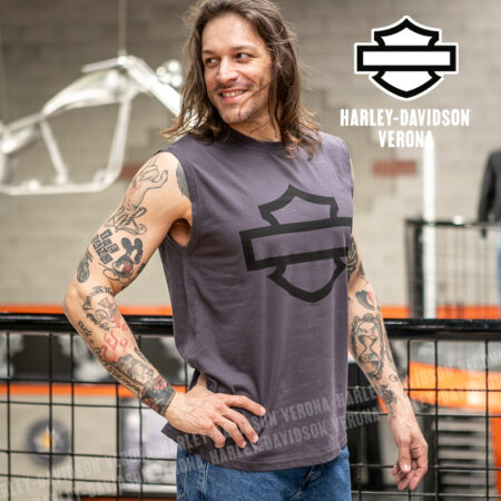 T-Shirt senza maniche H-D® Verona Open B&S Muscle