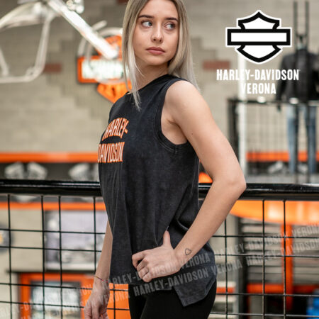 Canotta Harley-Davidson® Essential Arched Font - Harley Black