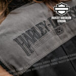 Camicia senza maniche Harley-Davidson®  Colorblock - Harley Black e Asphalt - immagine 5