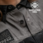 Camicia senza maniche Harley-Davidson®  Colorblock - Harley Black e Asphalt - immagine 9