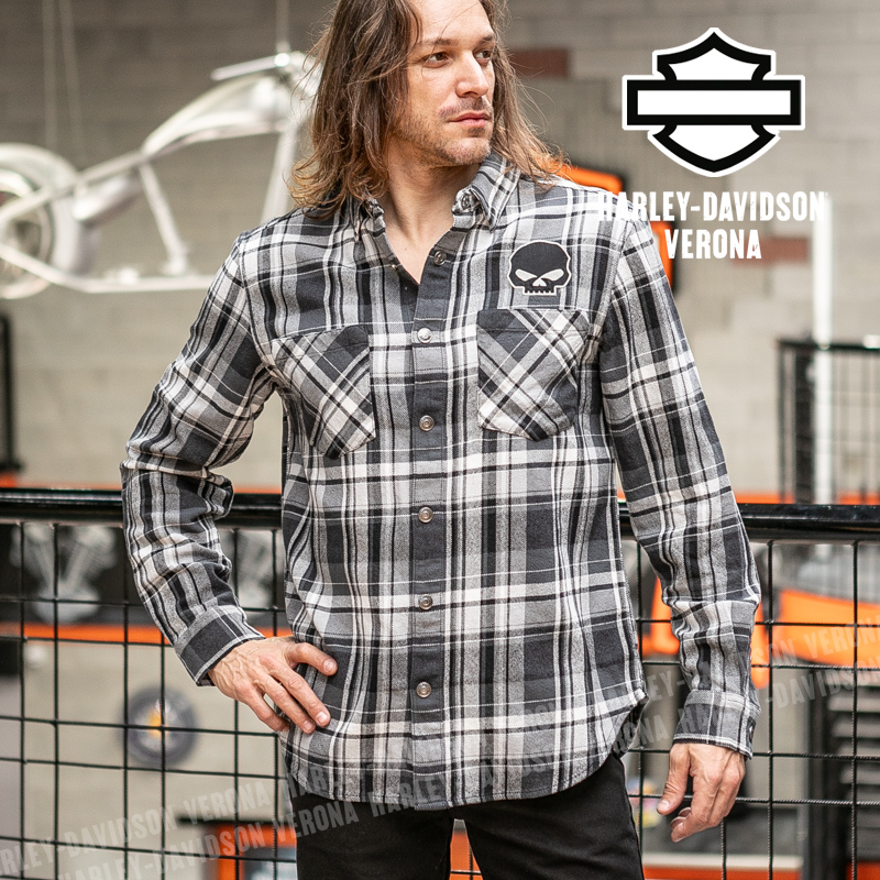 Camicia a maniche lunghe Harley-Davidson® Willie G Skull