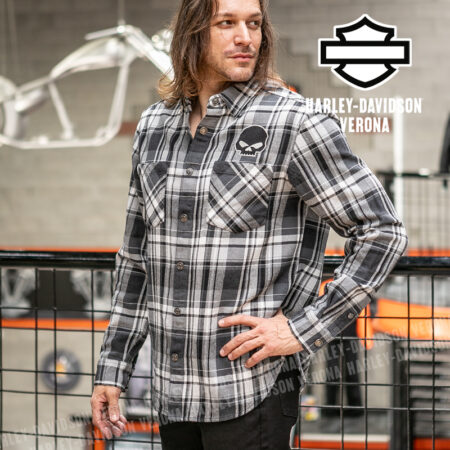 Camicia a maniche lunghe Harley-Davidson® Willie G Skull