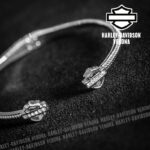 Braccialetto Harley-Davidson® con B&S e zirconi - immagine 6