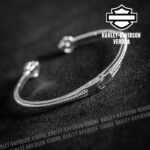 Braccialetto Harley-Davidson® con B&S e zirconi - immagine 2
