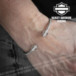 Braccialetto Harley-Davidson® con B&S e zirconi
