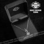 Collana Harley-Davidson® B&S Silver Crystal - immagine 7