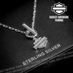 Collana Harley-Davidson® B&S Silver Crystal - immagine 8
