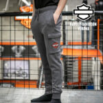 Pantaloni cargo in pile Harley-Davidson®Essential - Charcoal Grey Heather - immagine 2
