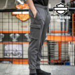 Pantaloni cargo in pile Harley-Davidson®Essential - Charcoal Grey Heather - immagine 3