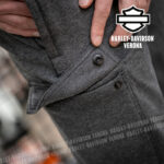 Pantaloni cargo in pile Harley-Davidson®Essential - Charcoal Grey Heather - immagine 6