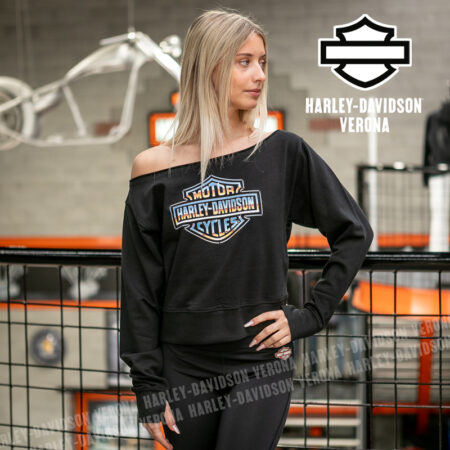 Felpa Harley-Davidson® Crew Black