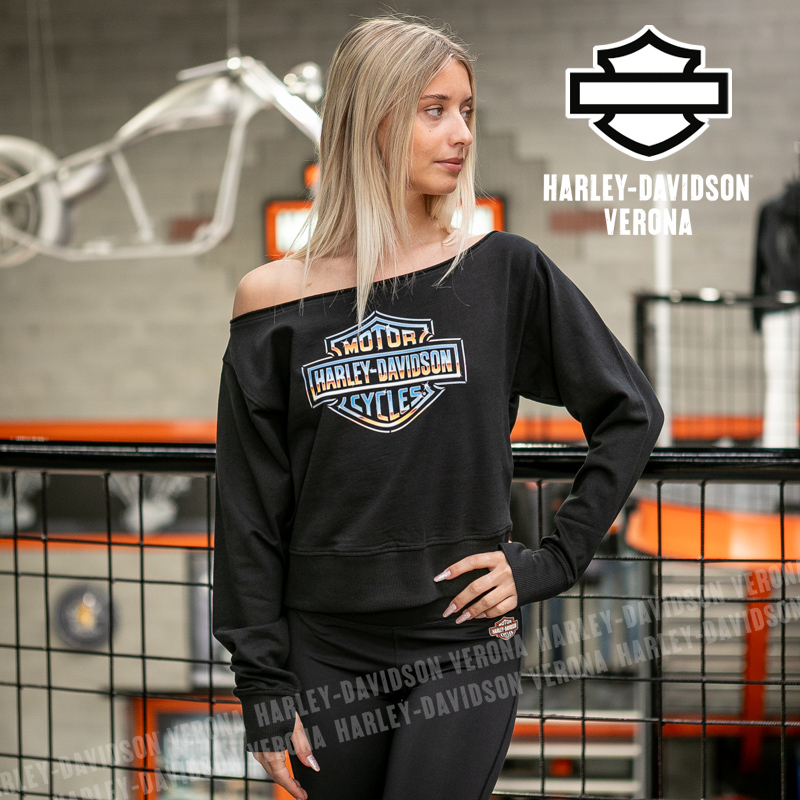 Felpa Harley-Davidson® Crew Black