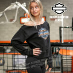 Felpa Harley-Davidson® Crew Black - immagine 2