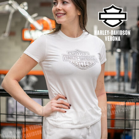 T-shirt Harley-Davidson® Essential Bling - Cloud Dancer