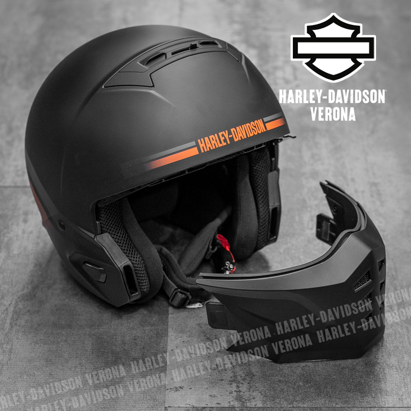 Casco Harley-Davidson® Ultra X16 2-in-1 Harley Black