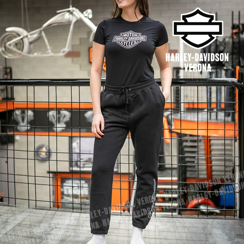 Jogger in pile Harley-Davidson® Essential Bling - Harley Black