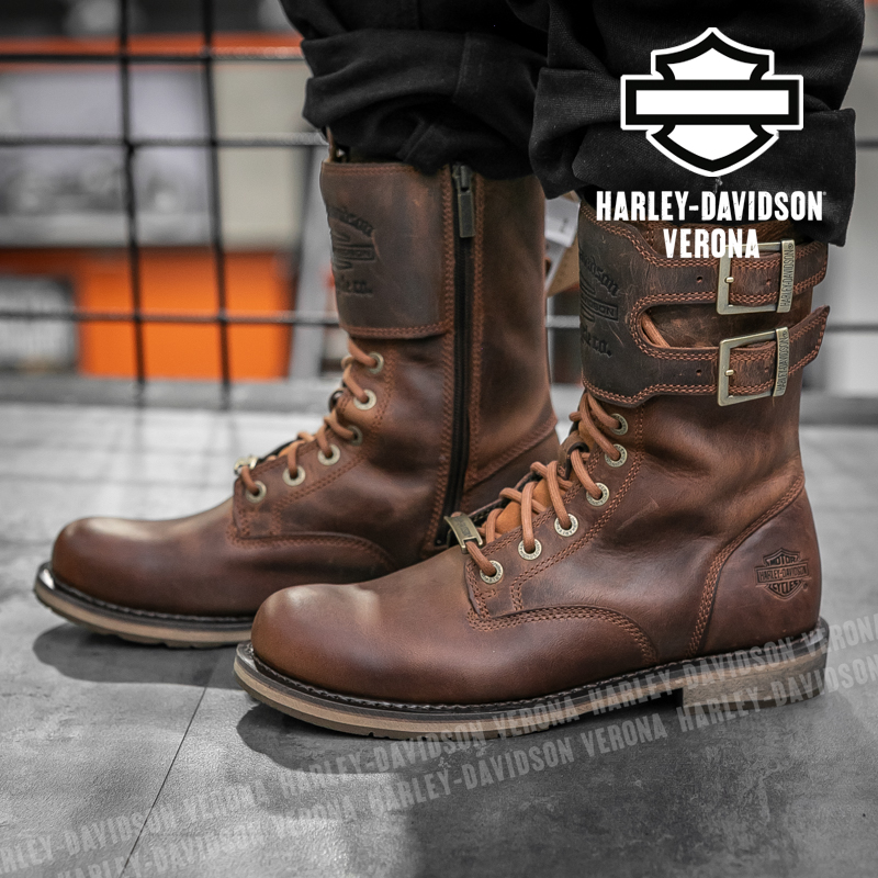Stivale alto da moto Harley-Davidson® Vintage - Brown