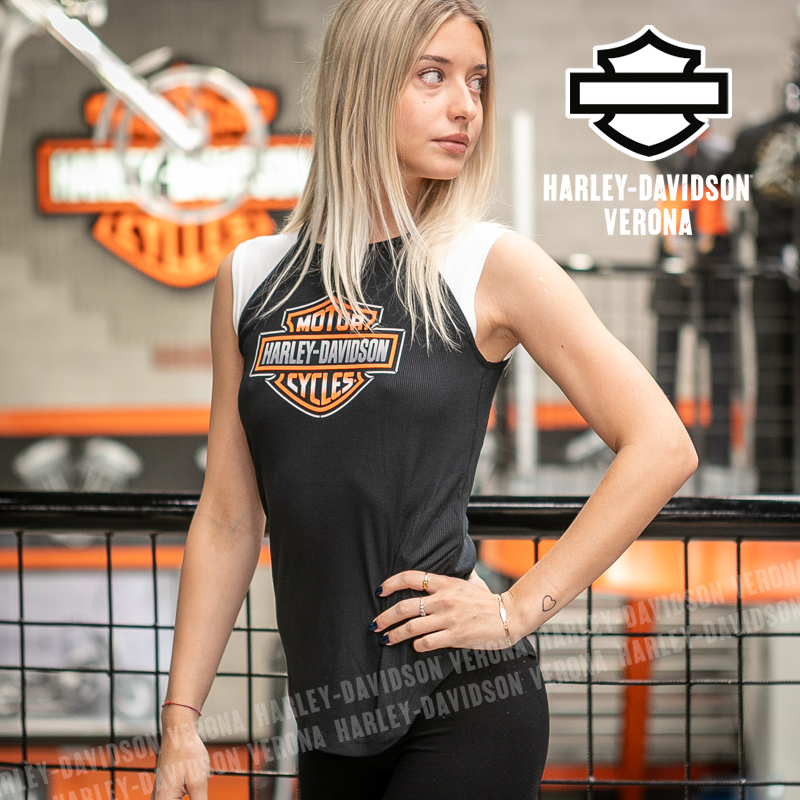 Top Knit Black Off White Harley-Davidson®